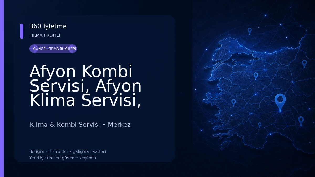 Afyon Kombi Servisi, Afyon Klima Servisi, Afyon Ankastre Hizmetleri Klima & Kombi Servisi