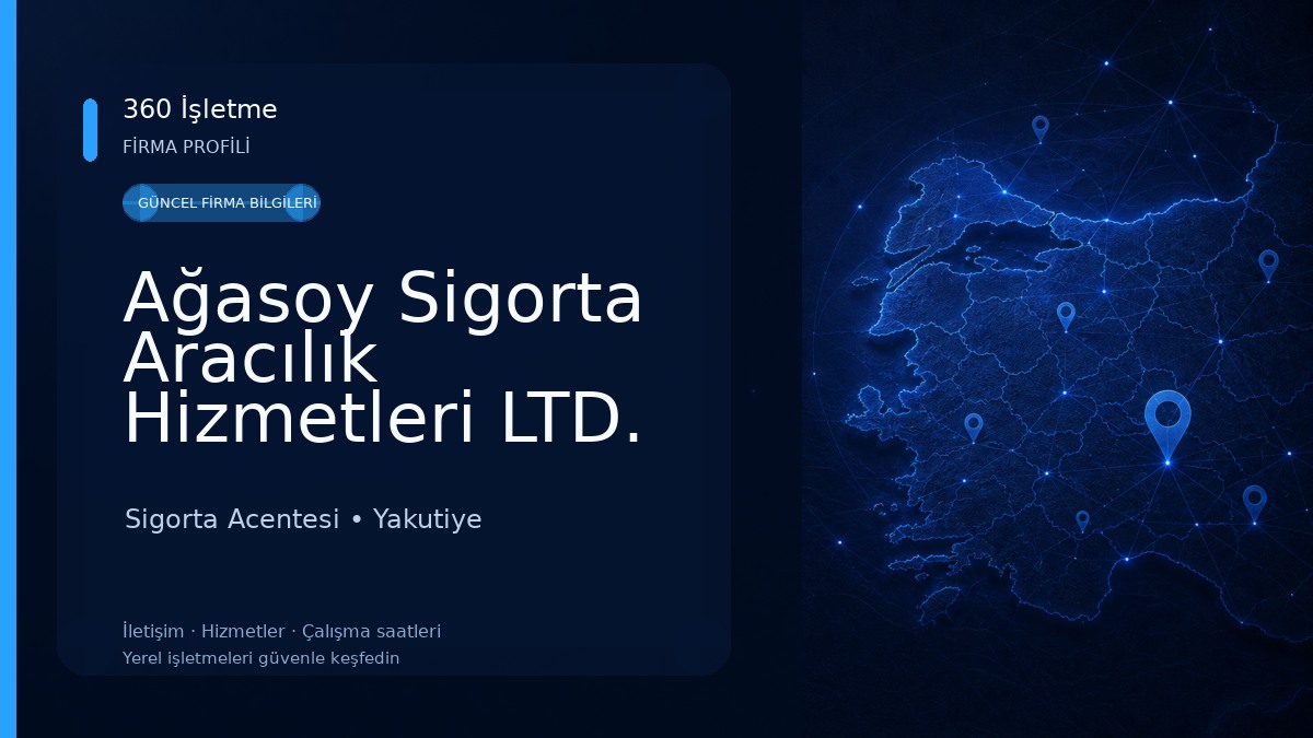 Ağasoy Sigorta Aracılık Hizmetleri LTD. ŞTİ. Sigorta Acentesi