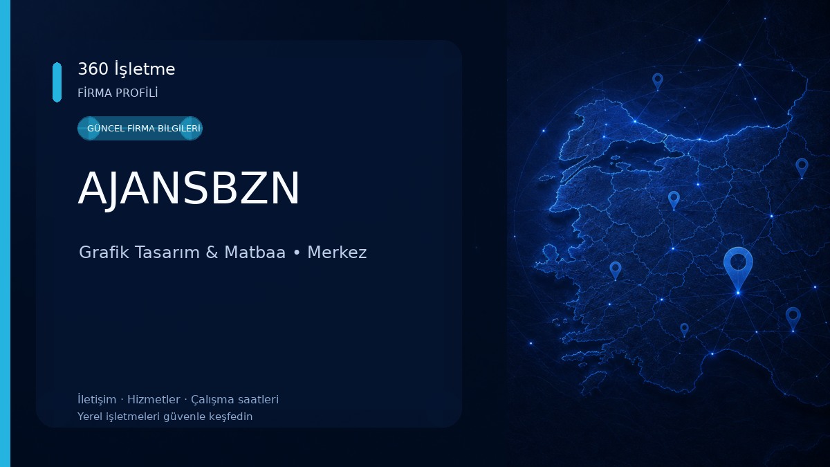 AJANSBZN Grafik Tasarım & Matbaa