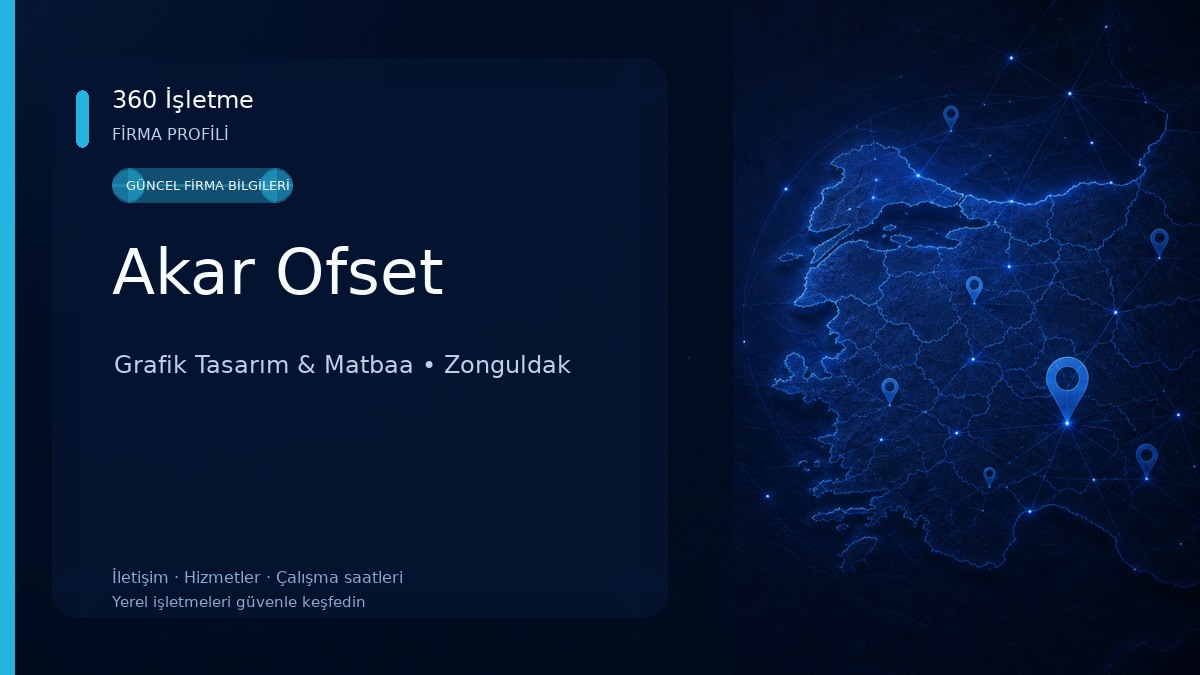 Akar Ofset Grafik Tasarım & Matbaa