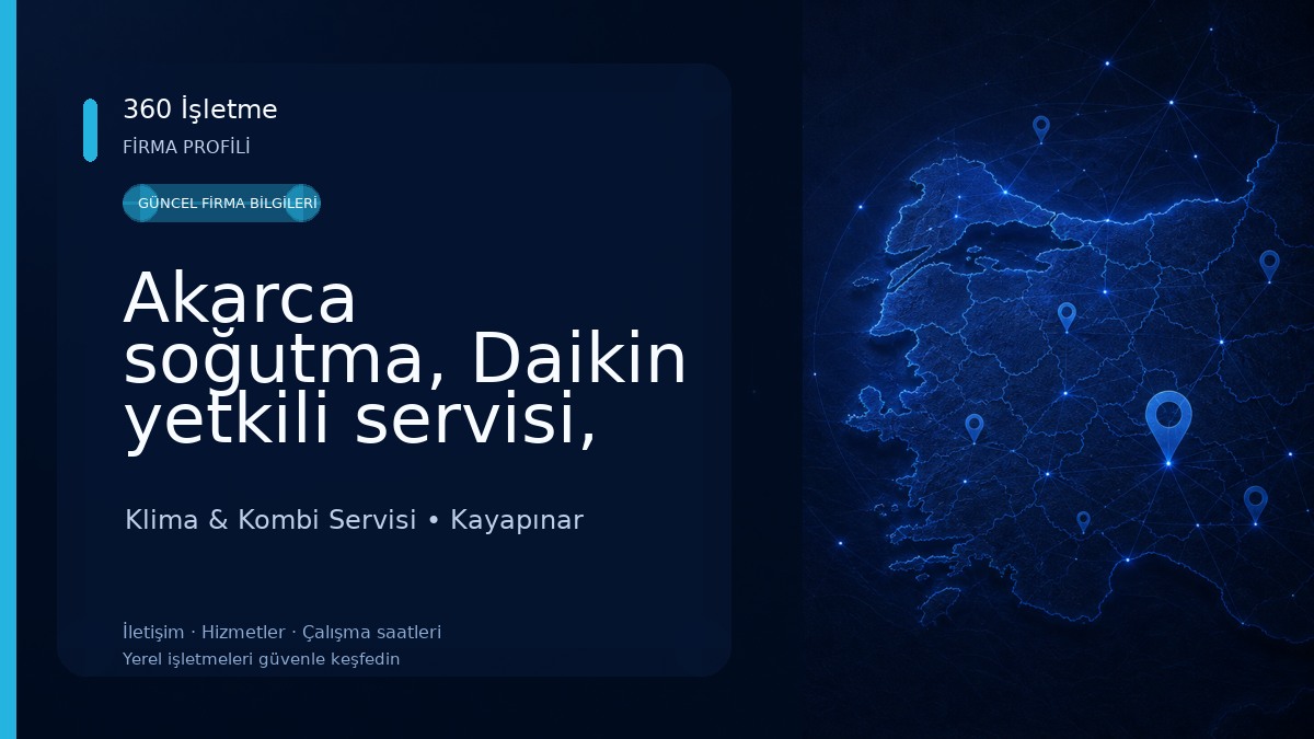 Akarca soğutma, Daikin yetkili servisi, airfel servisi 