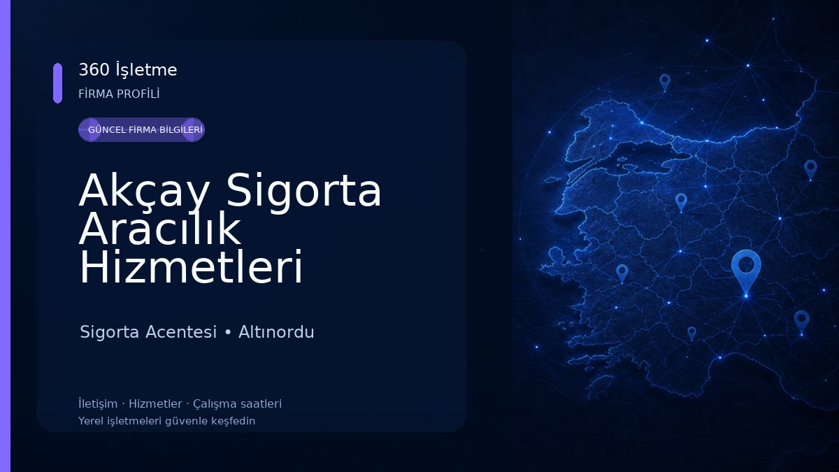 Akçay Sigorta Aracılık Hizmetleri Sigorta Acentesi