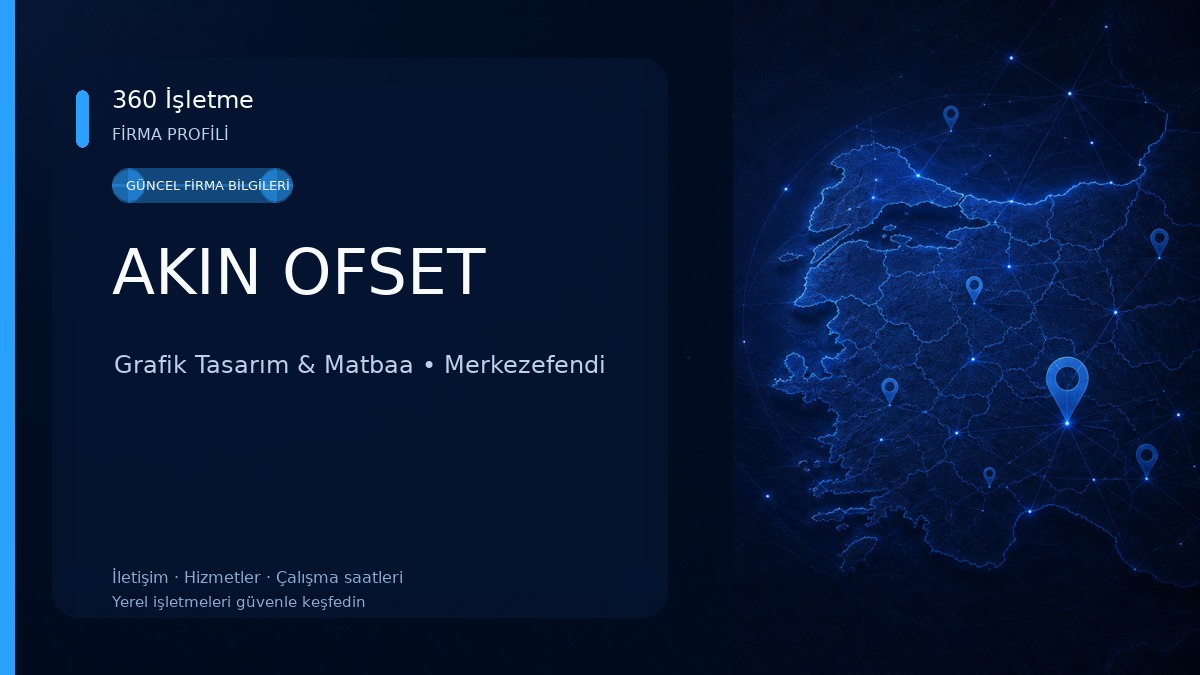 AKIN OFSET Grafik Tasarım & Matbaa