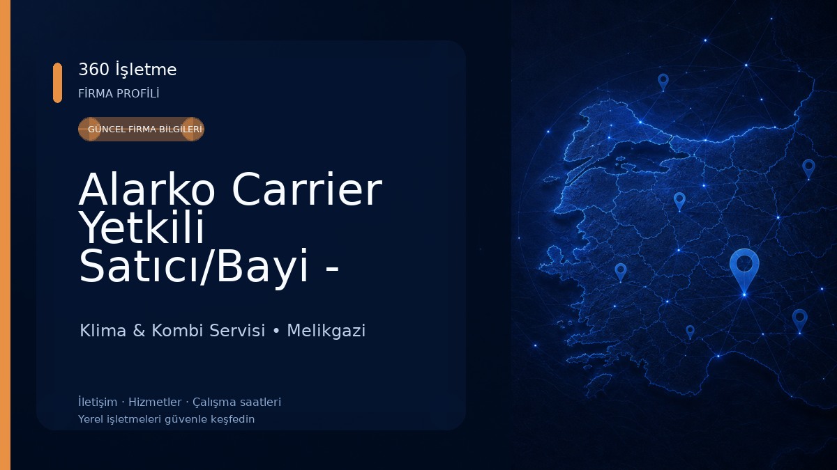 Alarko Carrier Yetkili Satıcı/Bayi - Klimax Klima Isıtma Soğutma Teknolojileri Klima & Kombi Servisi
