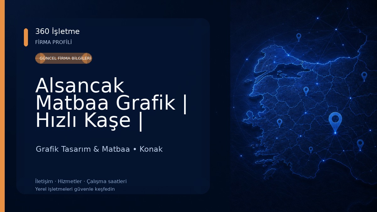 Alsancak Matbaa Grafik | Hızlı Kaşe | Kartvizit | Fanzin | a3 Fotokopi | a4 Renkli Fotokopici-PVC-Reçete-Kaşeci-Pazar Açık 