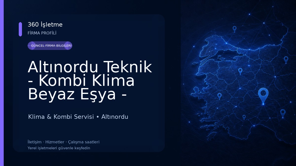 Altınordu Teknik - Kombi Klima Beyaz Eşya - Kart tamiri - TA7KRM 