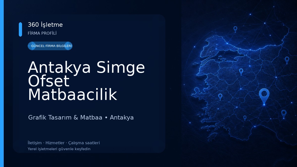 Antakya Simge Ofset Matbaacilik 