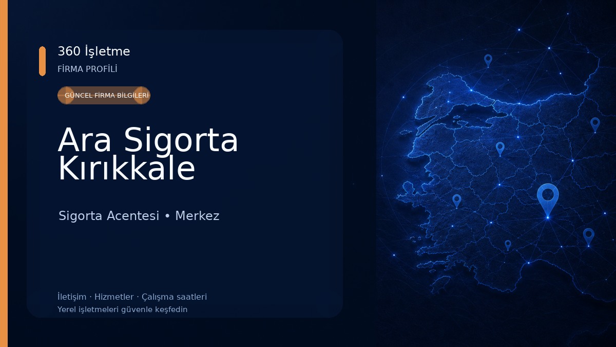 Ara Sigorta Kırıkkale Sigorta Acentesi