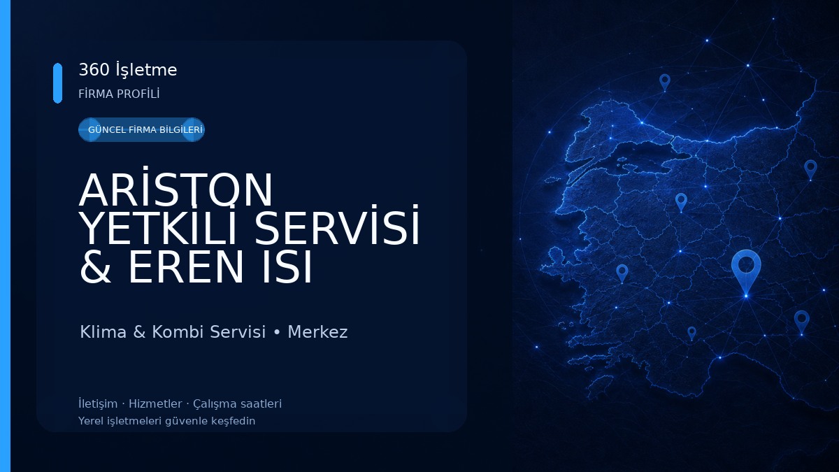 ARİSTON YETKİLİ SERVİSİ & EREN ISI TEKNİK Klima & Kombi Servisi