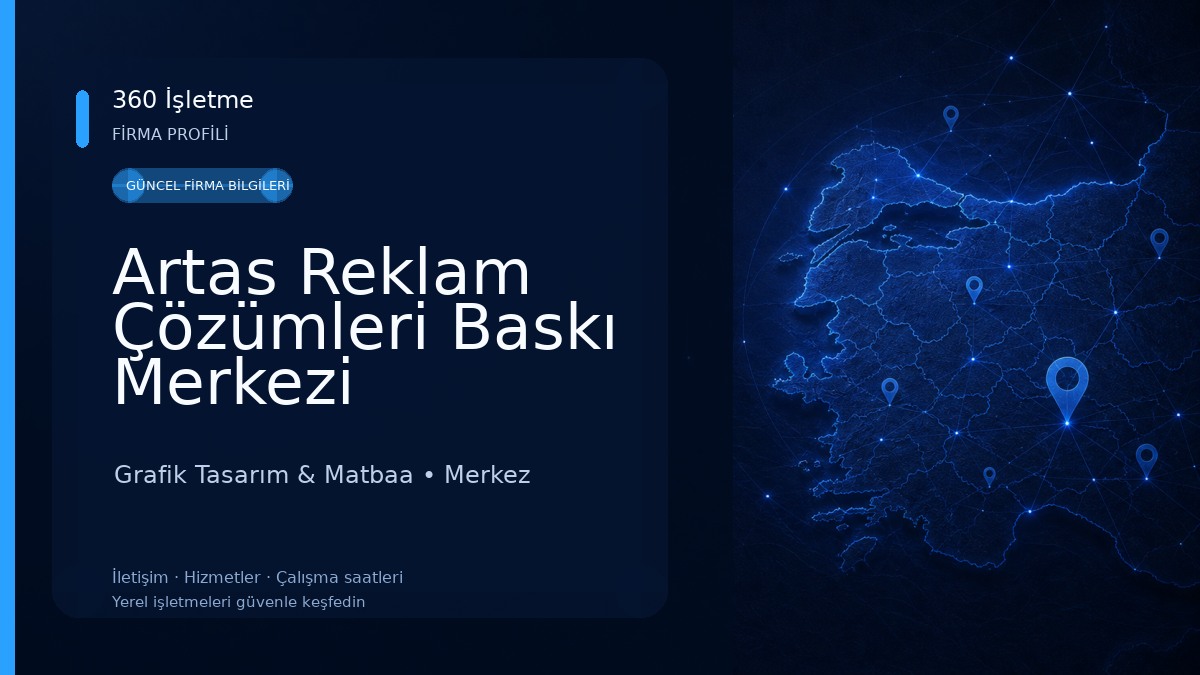 Artas Reklam Çözümleri Baskı Merkezi 
