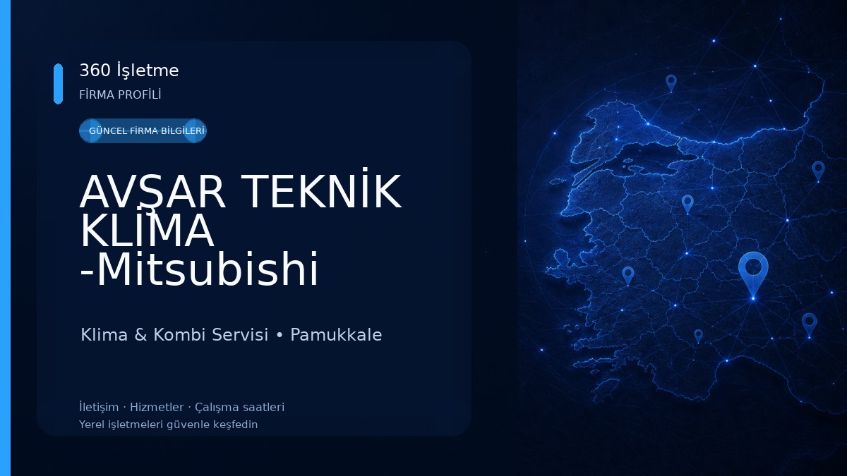 AVŞAR TEKNİK KLİMA -Mitsubishi Heavy YETKİLİ SERVİS