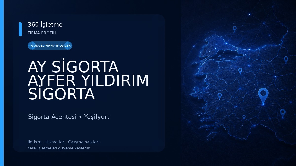 AY SİGORTA AYFER YILDIRIM SİGORTA ACENTESİ Sigorta Acentesi