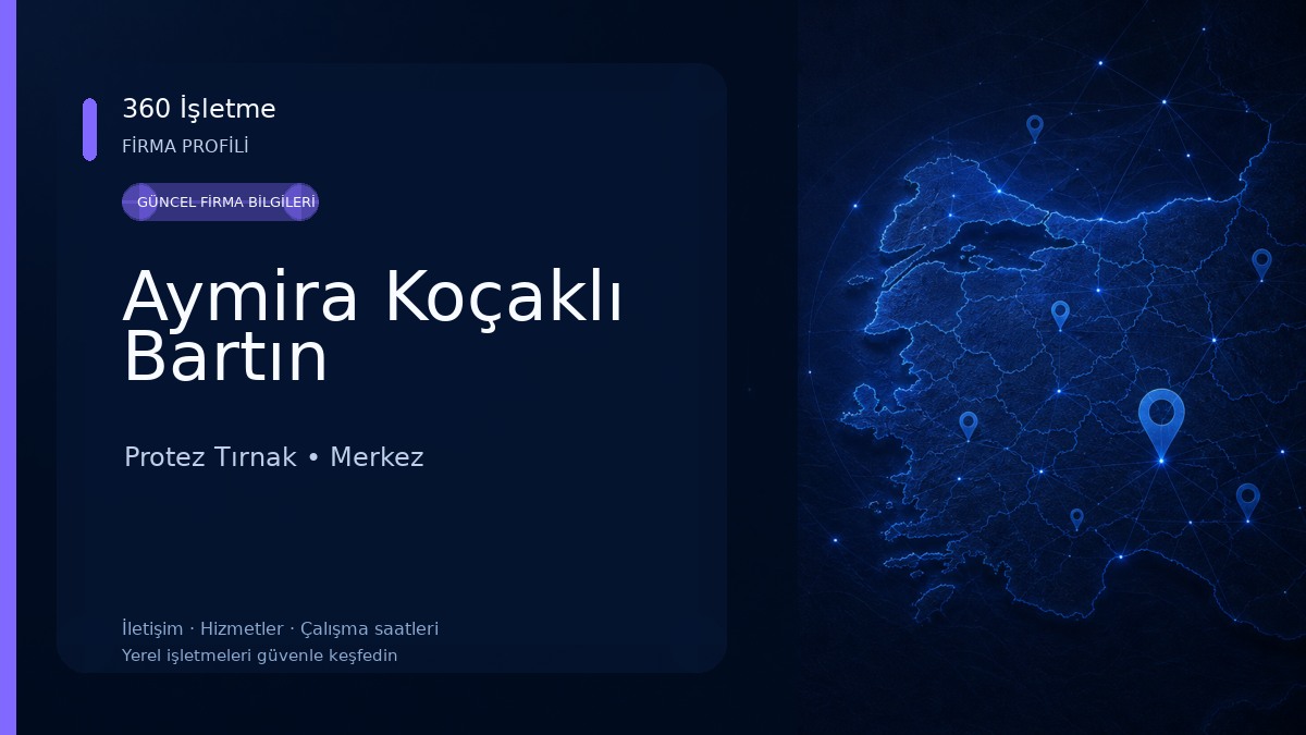 Aymira Koçaklı Bartın Protez Tırnak
