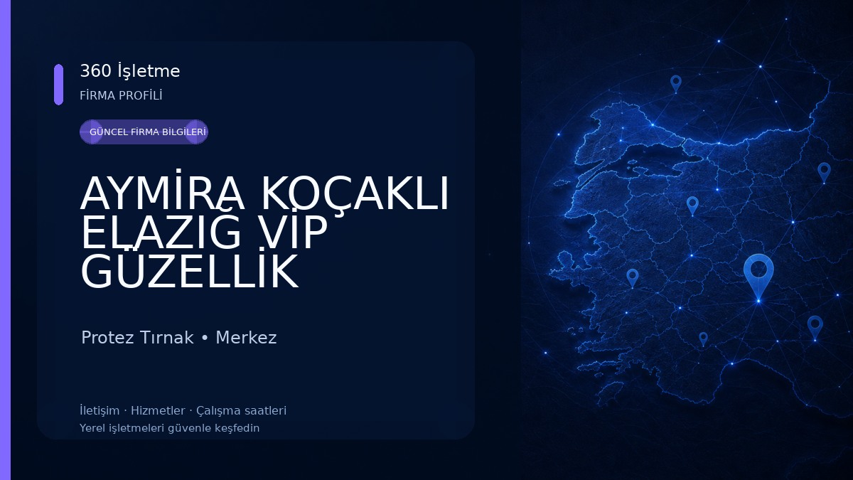 AYMİRA KOÇAKLI ELAZIĞ VİP GÜZELLİK MERKEZİ