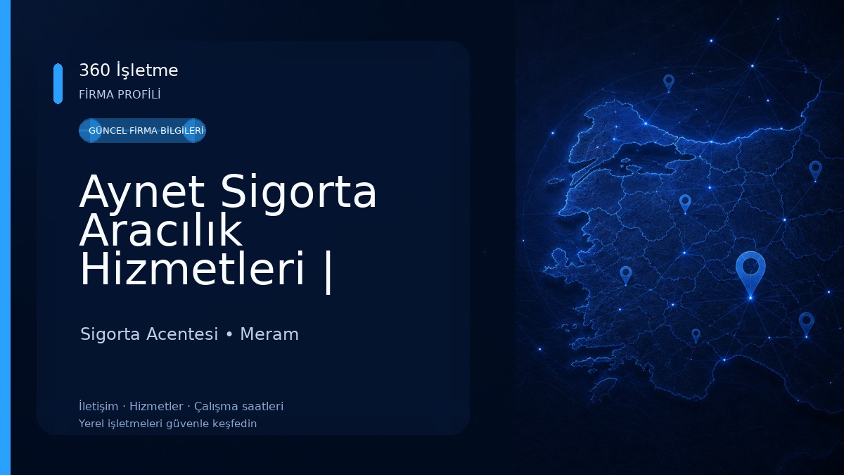 Aynet Sigorta Aracılık Hizmetleri | Sigortaya.com Sigorta Acentesi