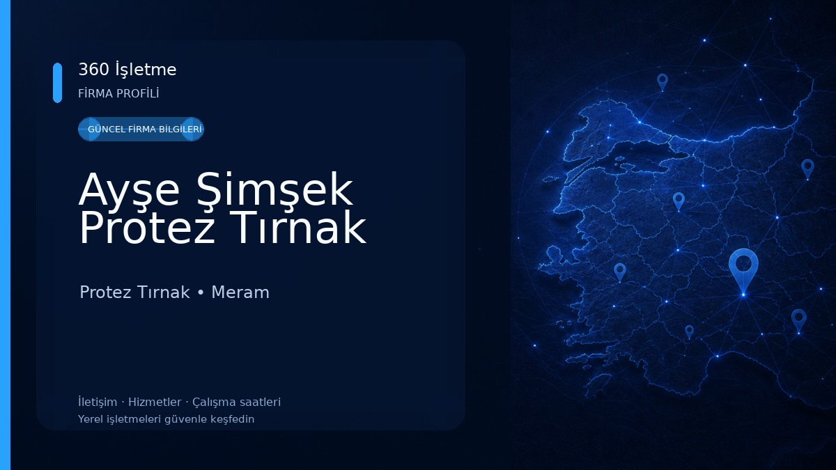 Ayşe Şimşek Protez Tırnak Protez Tırnak