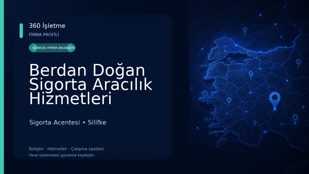 Berdan Doğan Sigorta Aracılık Hizmetleri Sigorta Acentesi