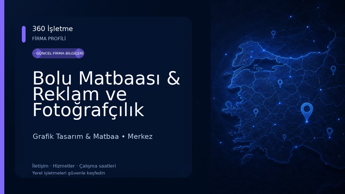 Bolu Matbaası & Reklam ve Fotoğrafçılık