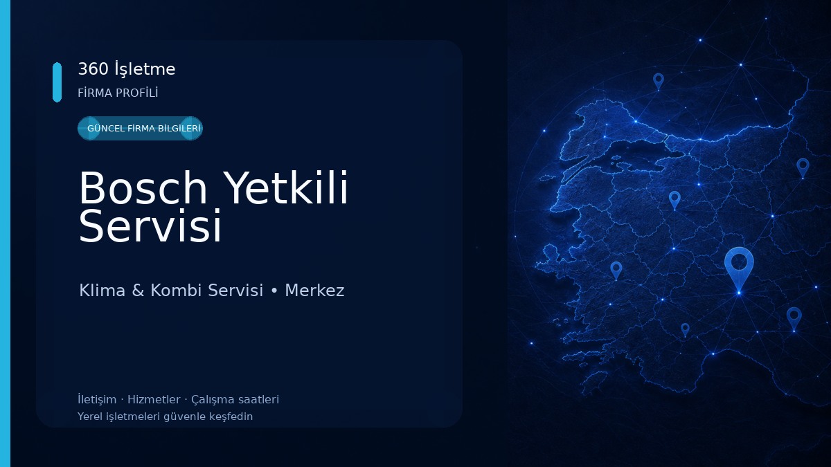 Bosch Yetkili Servisi 