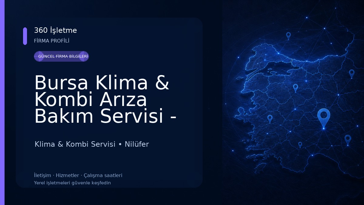 Bursa Klima & Kombi Arıza Bakım Servisi - Bursa Petek Temizliği Emre Teknik Klima & Kombi Servisi