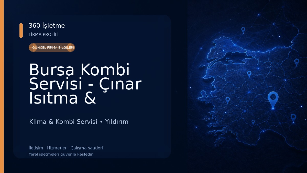 Bursa Kombi Servisi - Çınar Isıtma & Soğutma Klima & Kombi Servisi