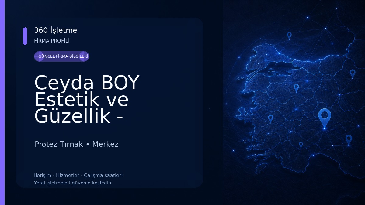 Ceyda BOY Estetik ve Güzellik - Kütahya Güzellik Merkezi 