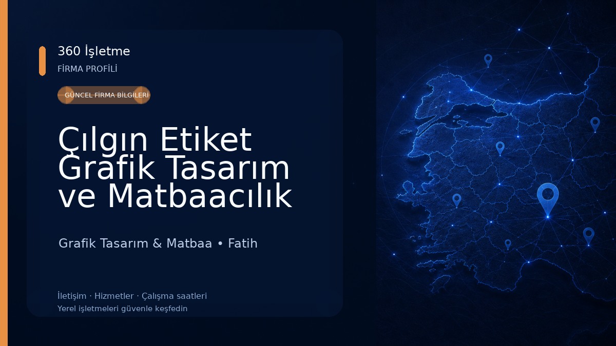 Çılgın Etiket Grafik Tasarım ve Matbaacılık 