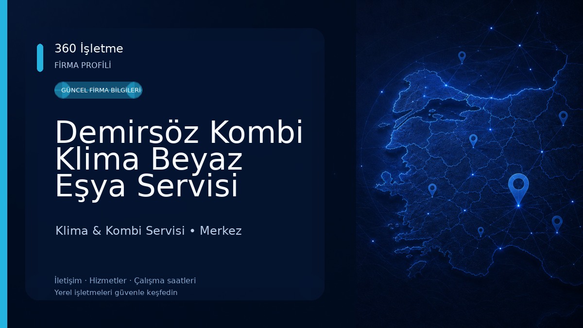Demirsöz Kombi Klima Beyaz Eşya Servisi 