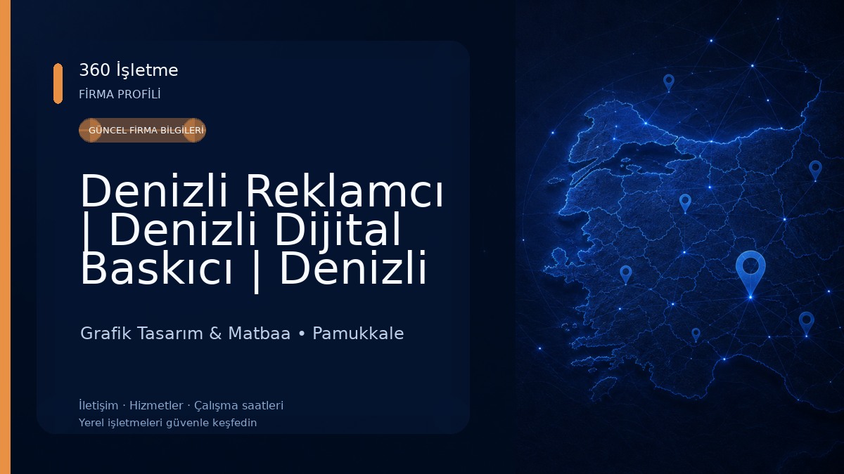 Denizli Reklamcı | Denizli Dijital Baskıcı | Denizli Matbaa | Denizli Tabelacı | Denizli Çizgi Reklam Medya Grafik Tasarım & Matbaa