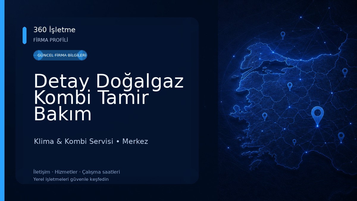 Detay Doğalgaz Kombi Tamir Bakım 
