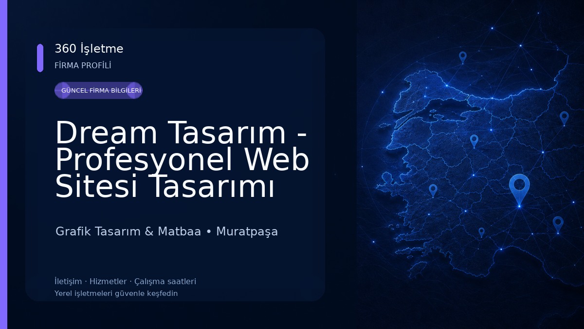 Dream Tasarım - Profesyonel Web Sitesi Tasarımı Grafik Tasarım & Matbaa