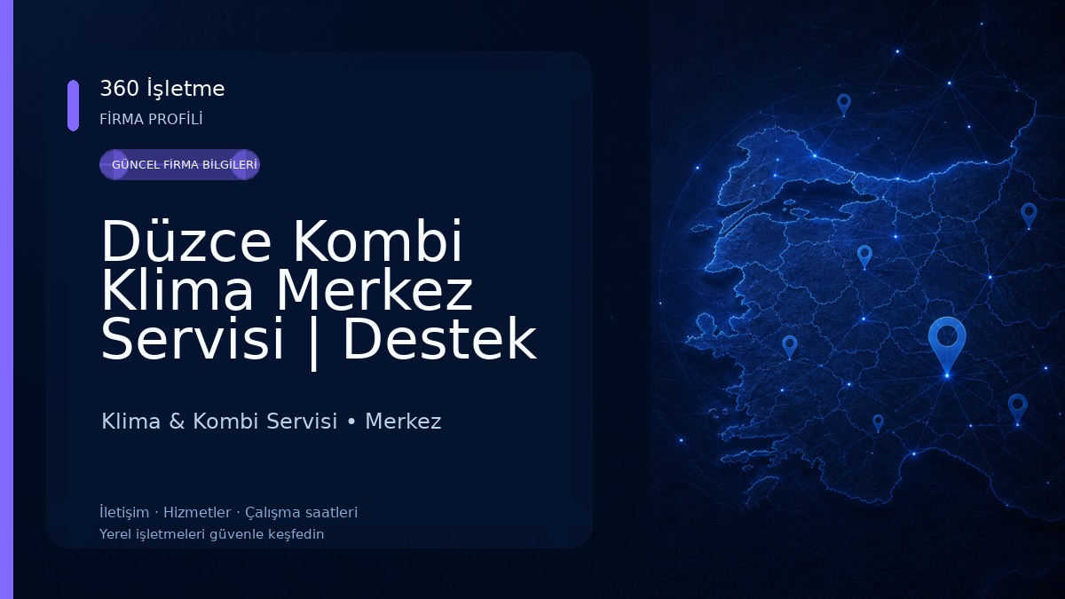 Düzce Kombi Klima Merkez Servisi | Destek Servis