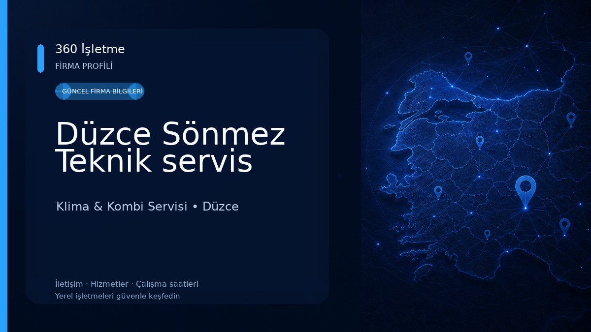 Düzce Sönmez Teknik servis 