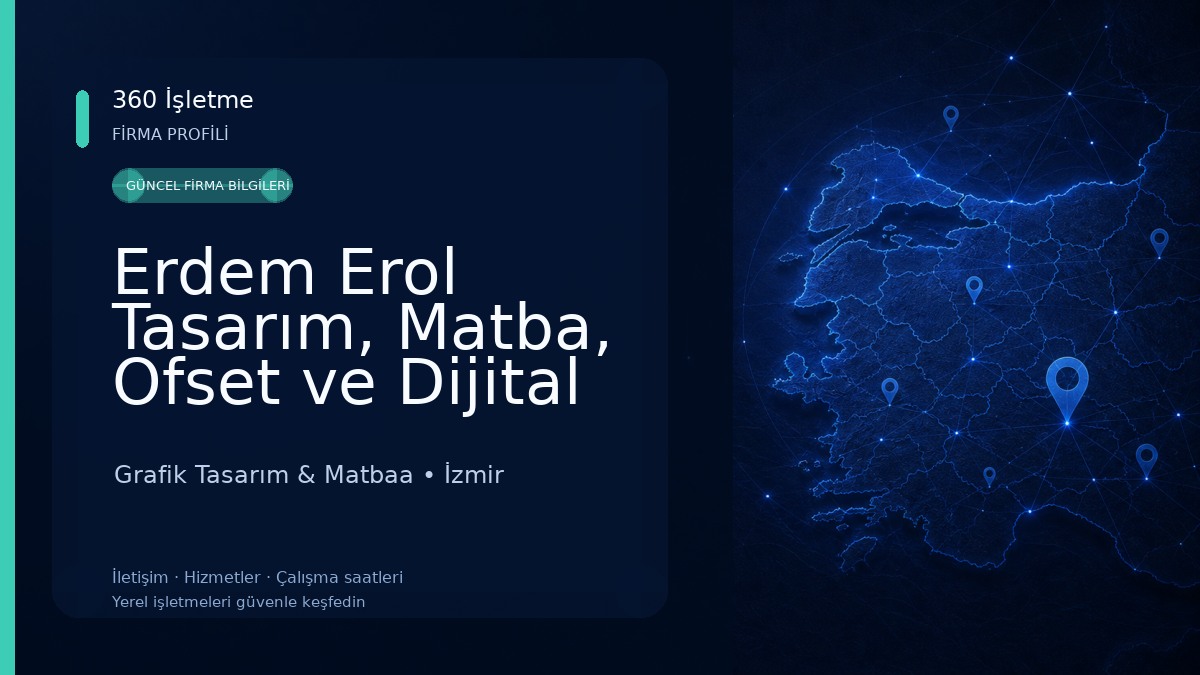 Erdem Erol Tasarım, Matba, Ofset ve Dijital Baskı Hizmetleri
