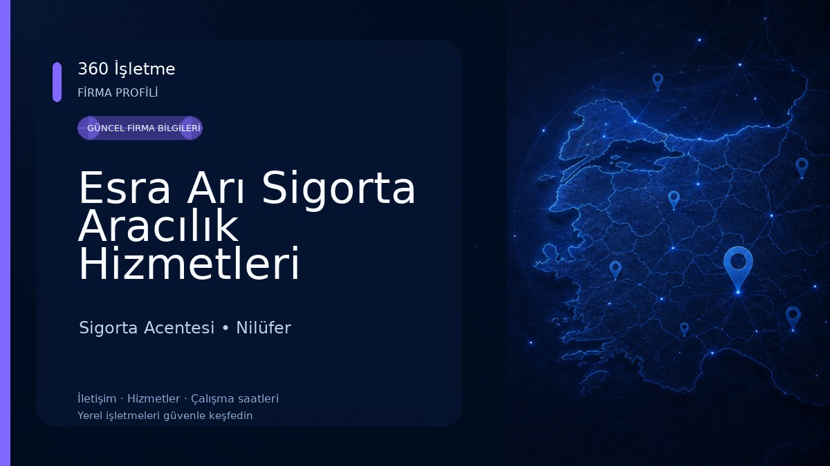 Esra Arı Sigorta Aracılık Hizmetleri Sigorta Acentesi