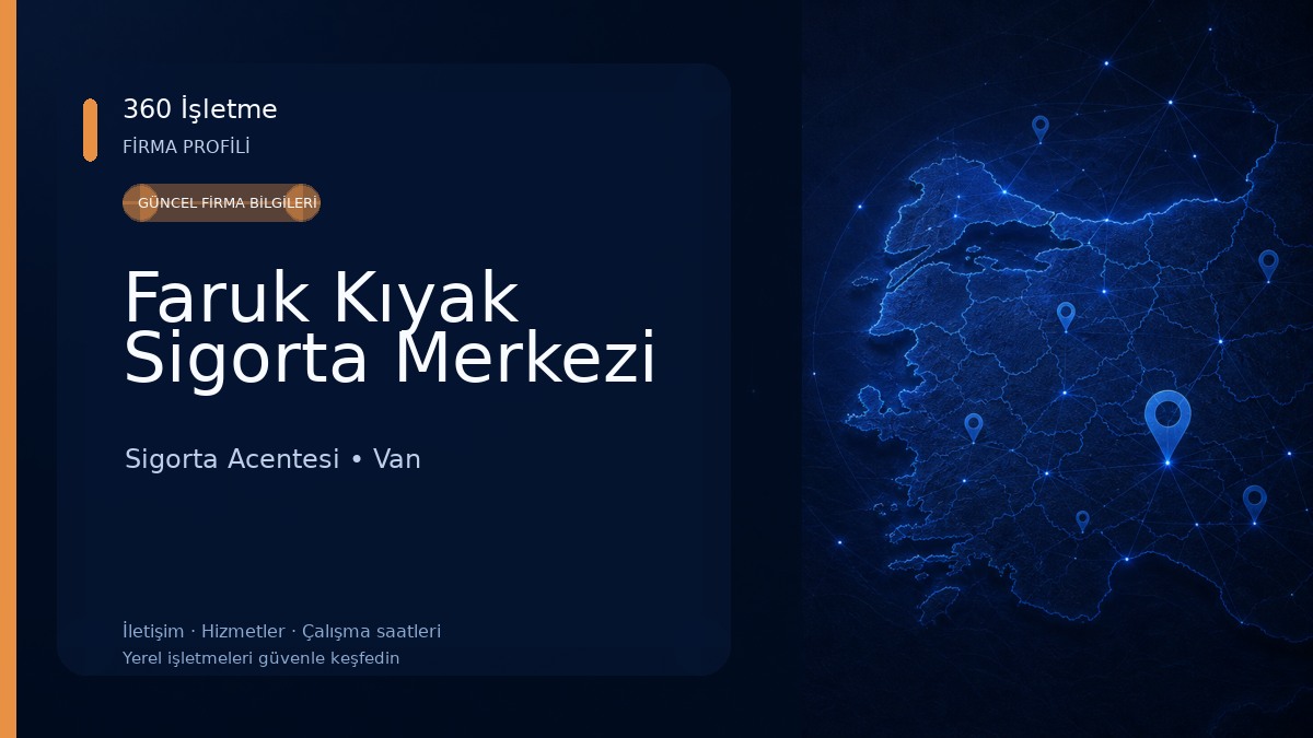 Faruk Kıyak Sigorta Merkezi Sigorta Acentesi