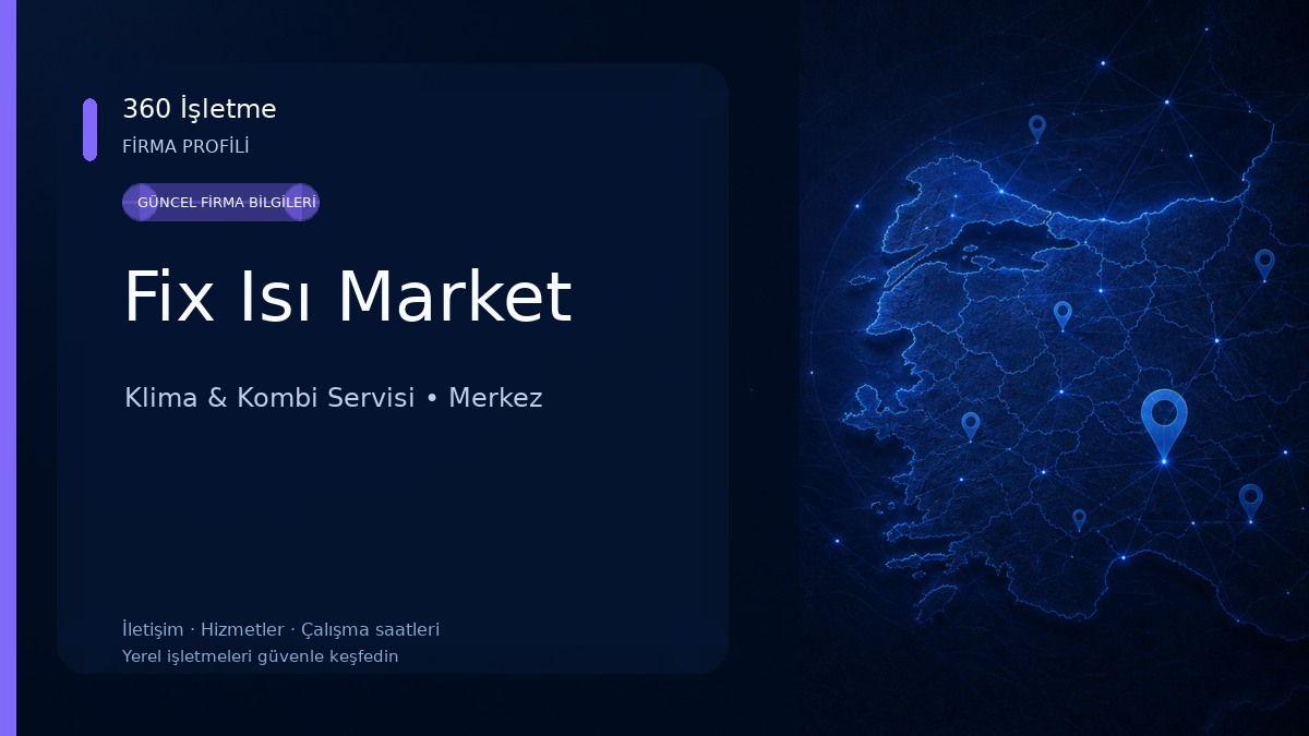 Fix Isı Market 