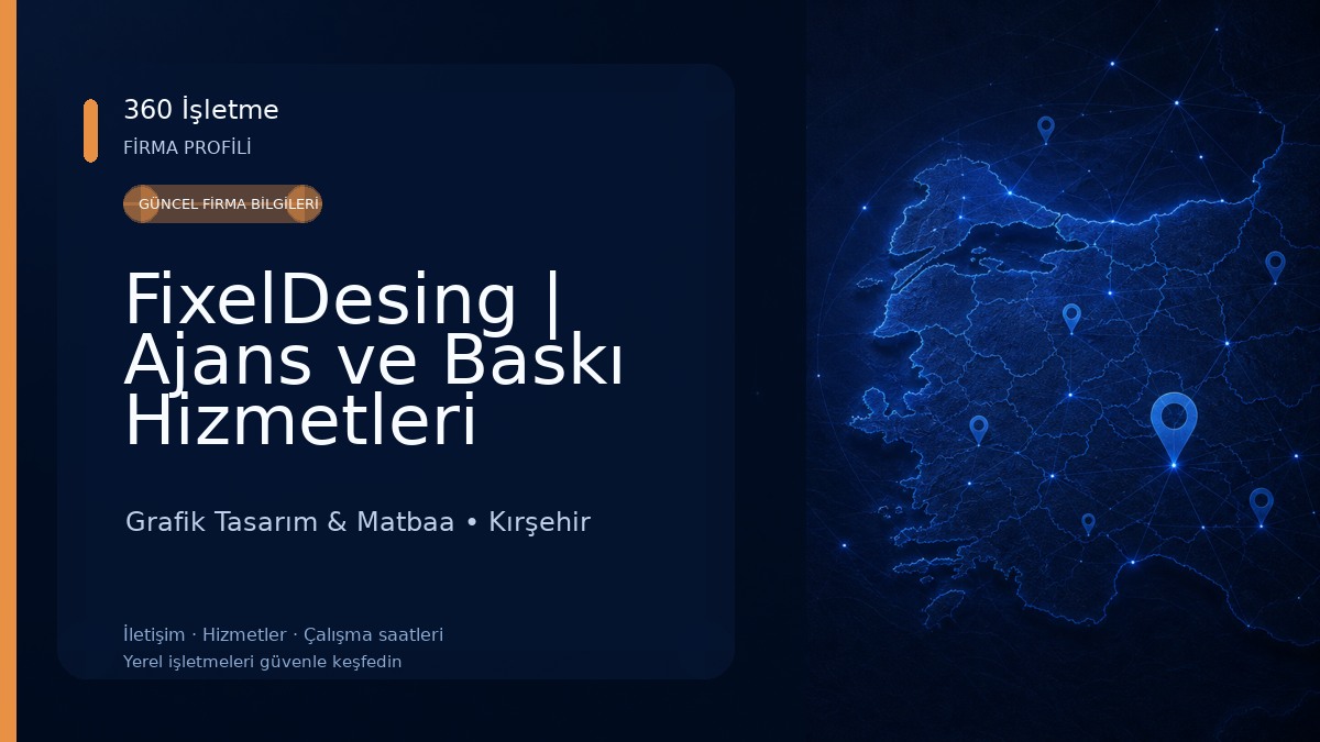 FixelDesing | Ajans ve Baskı Hizmetleri 