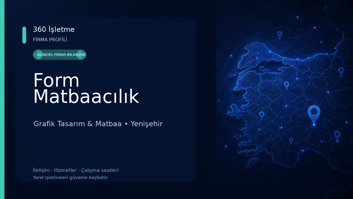Form Matbaacılık Grafik Tasarım & Matbaa