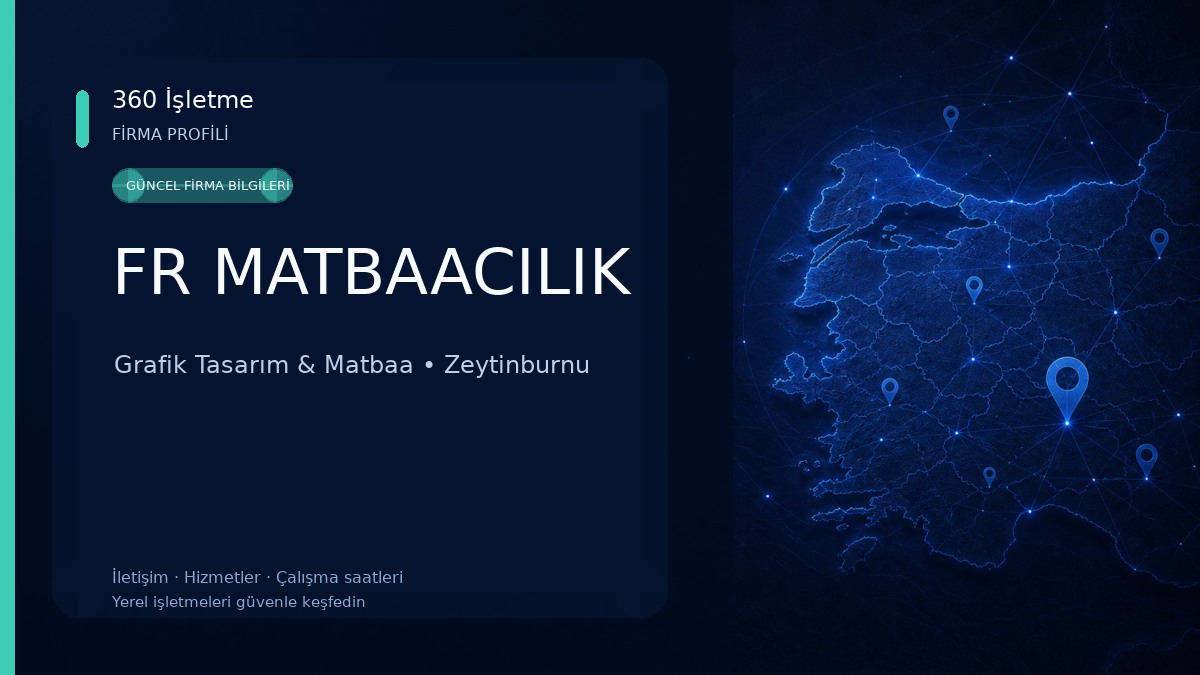 FR MATBAACILIK Grafik Tasarım & Matbaa