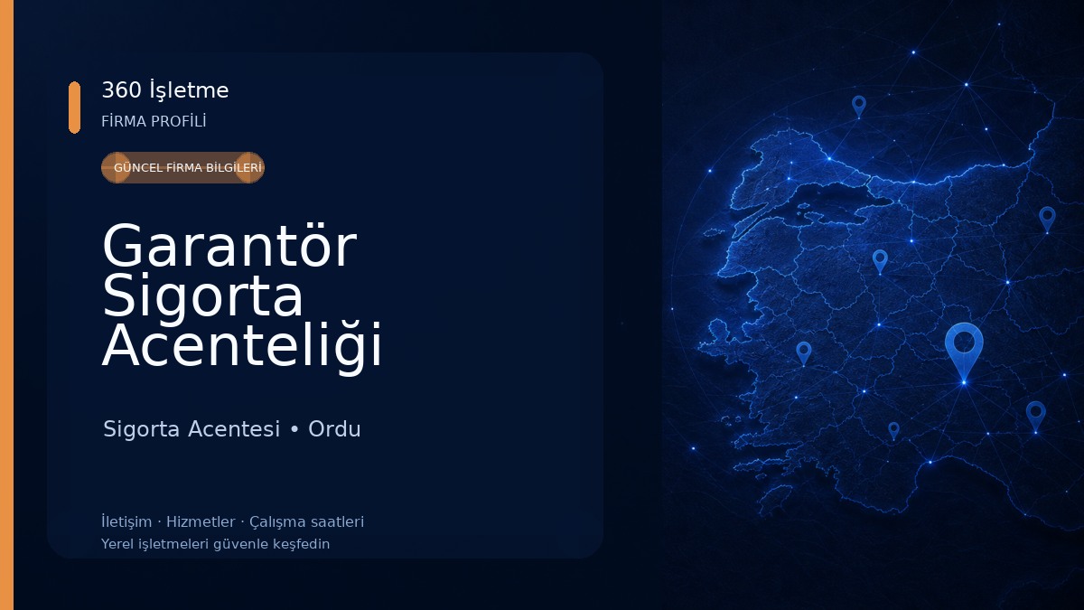 Garantör Sigorta Acenteliği Sigorta Acentesi