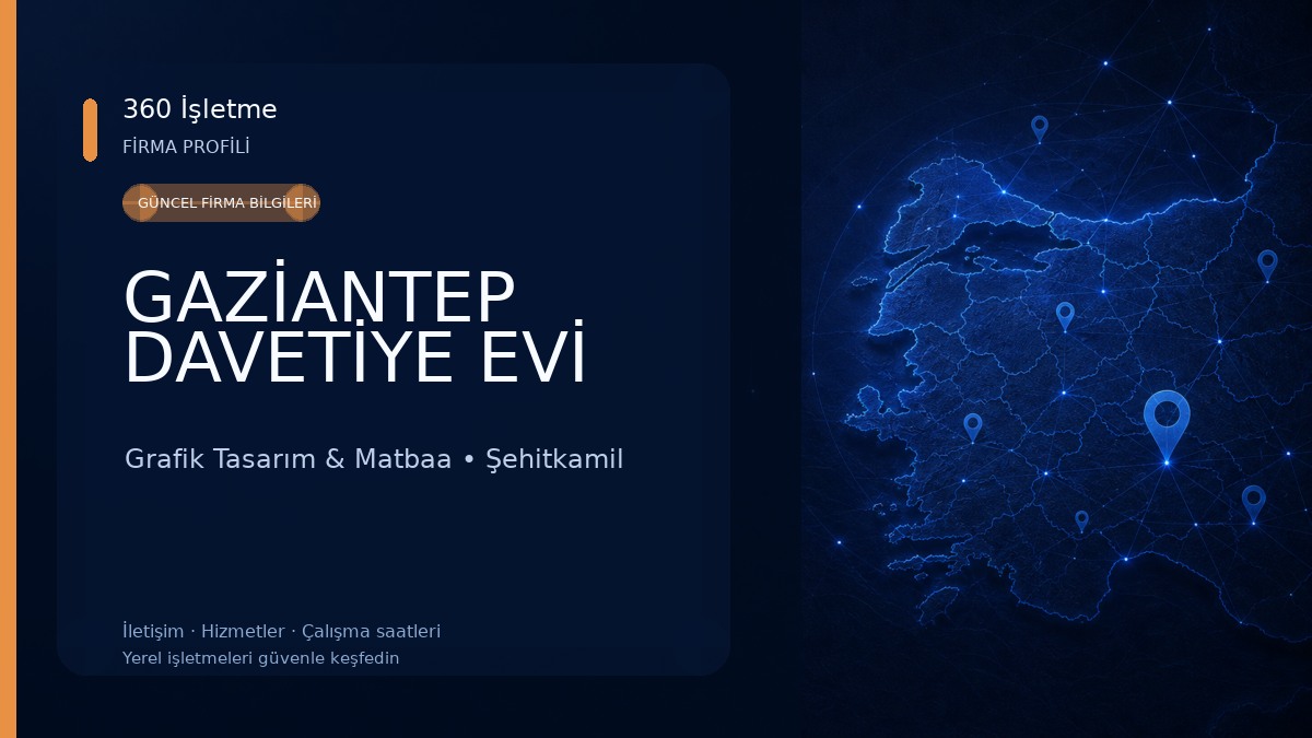 GAZİANTEP DAVETİYE EVİ Grafik Tasarım & Matbaa