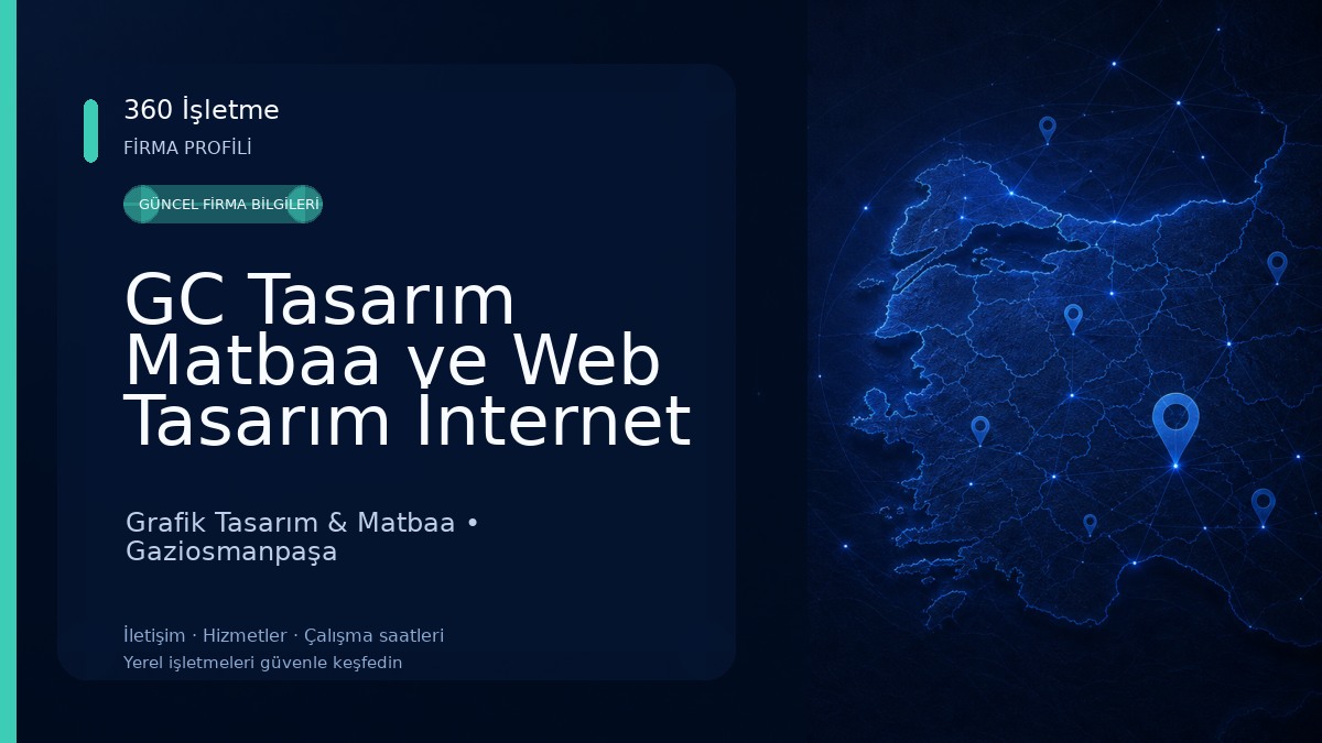 GC Tasarım Matbaa ve Web Tasarım İnternet Hizmetleri Grafik Tasarım & Matbaa