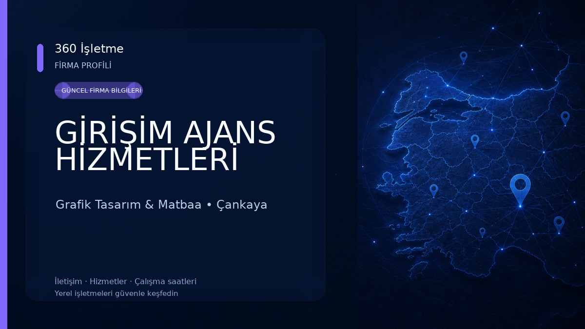 GİRİŞİM AJANS HİZMETLERİ Grafik Tasarım & Matbaa