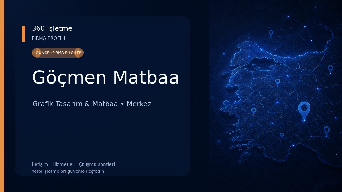 Göçmen Matbaa Grafik Tasarım & Matbaa
