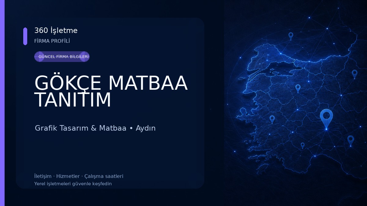 GÖKÇE MATBAA TANITIM