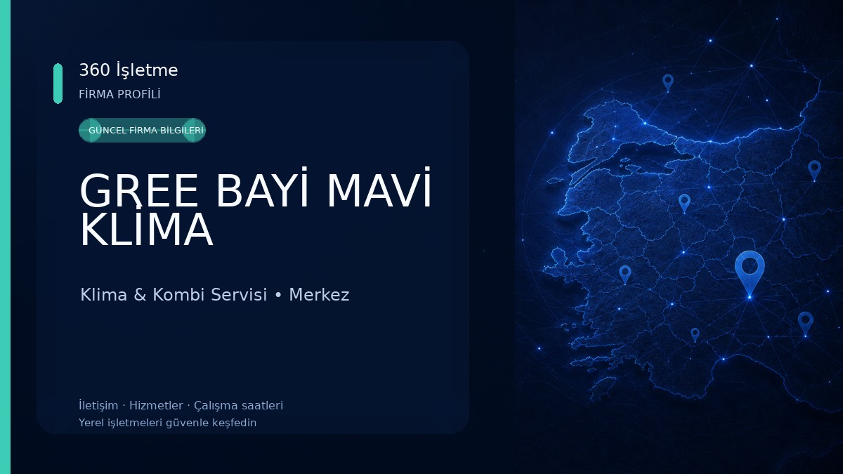 GREE BAYİ MAVİ KLİMA