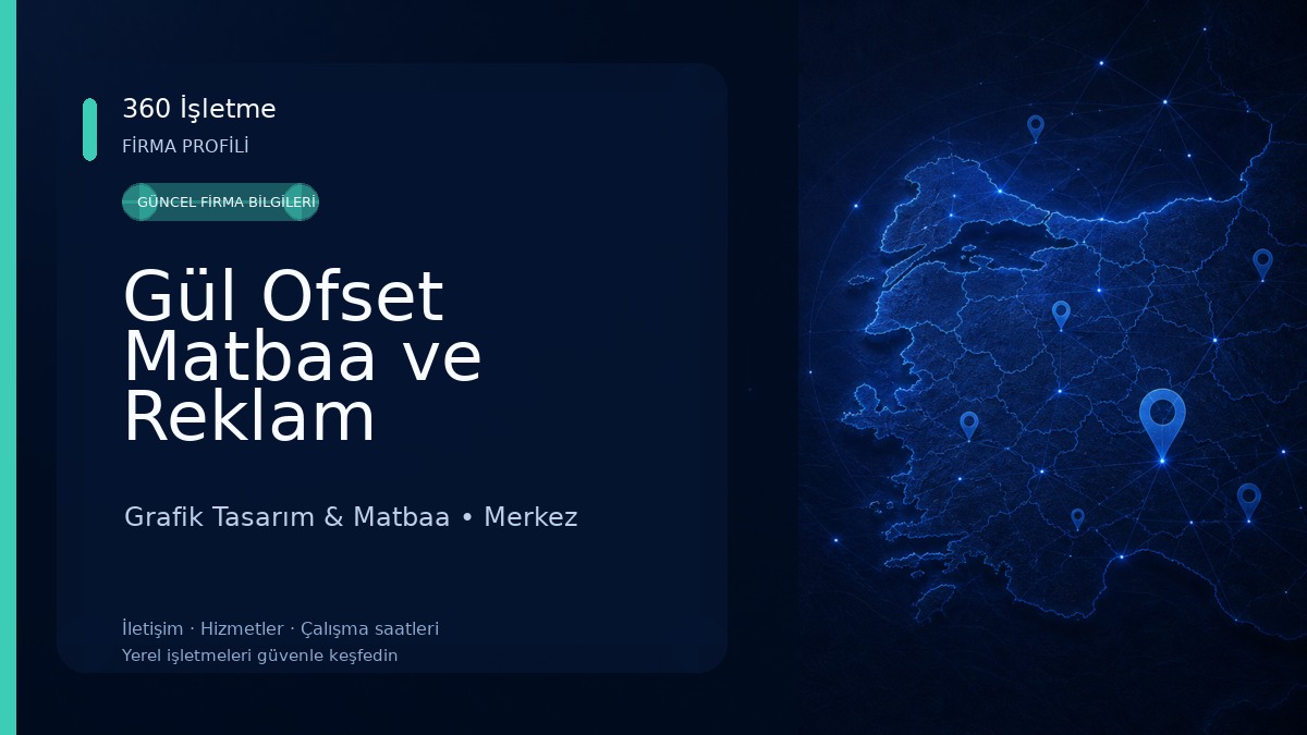 Gül Ofset Matbaa ve Reklam Grafik Tasarım & Matbaa