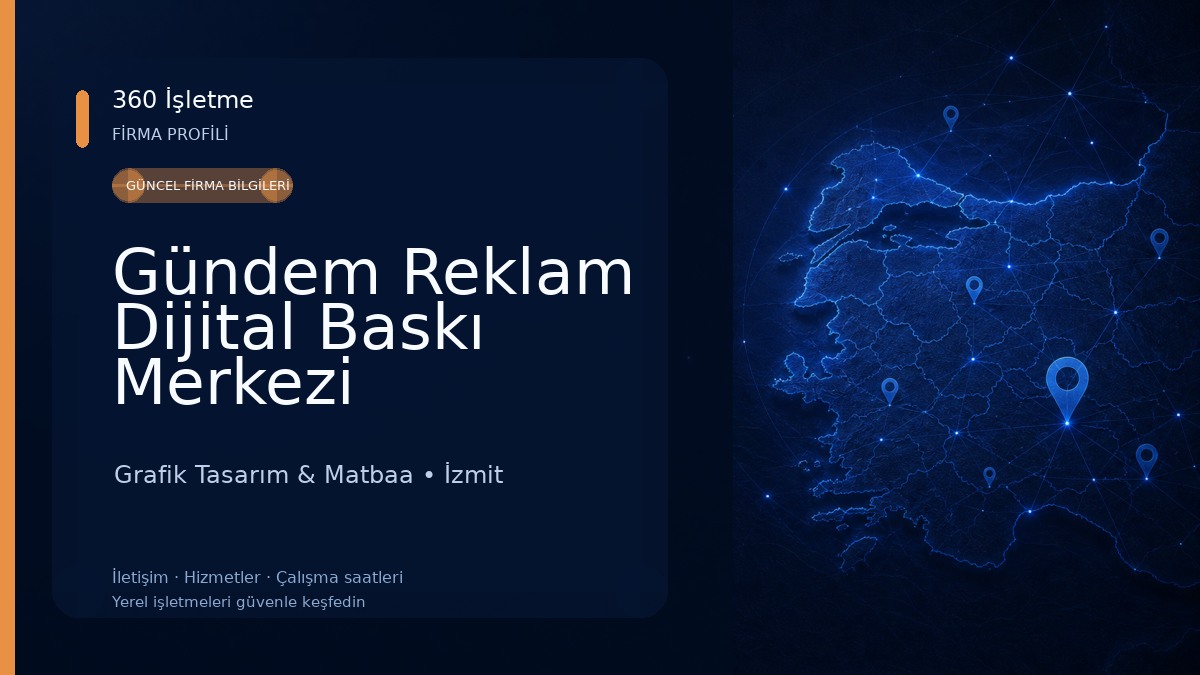 Gündem Reklam Dijital Baskı Merkezi 