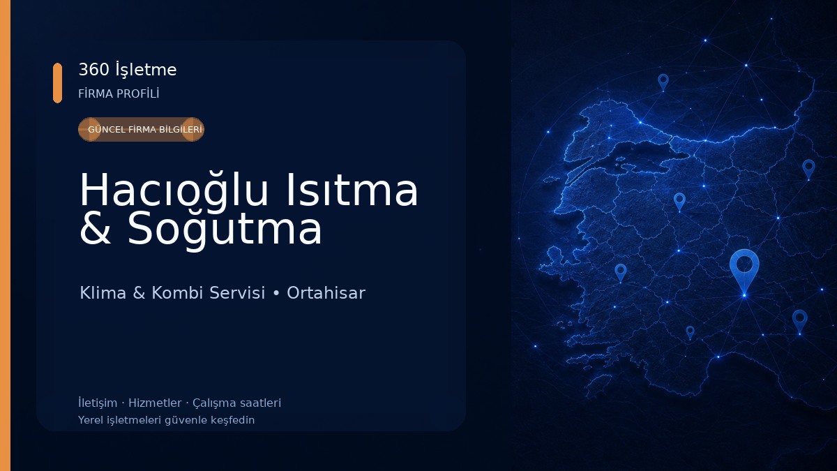 Hacıoğlu Isıtma & Soğutma Klima & Kombi Servisi
